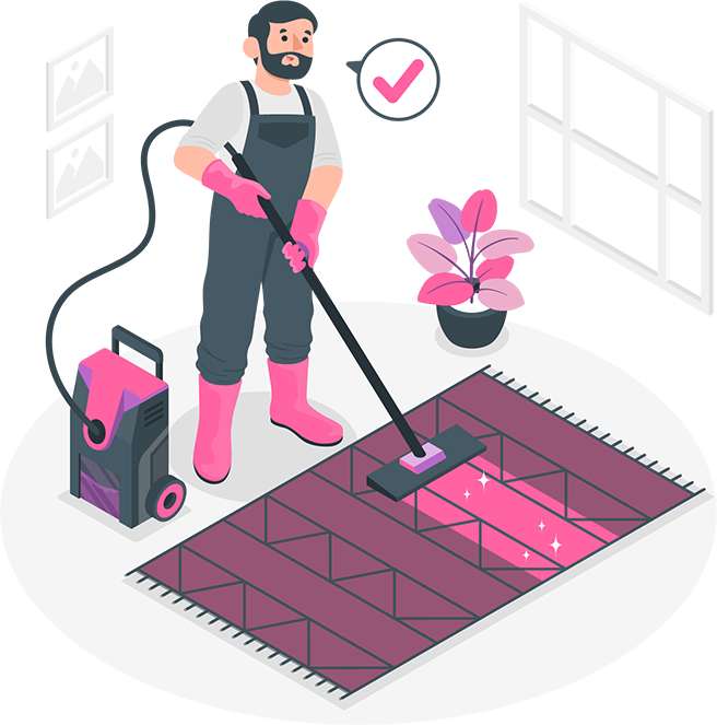 Carpet Cleaning man